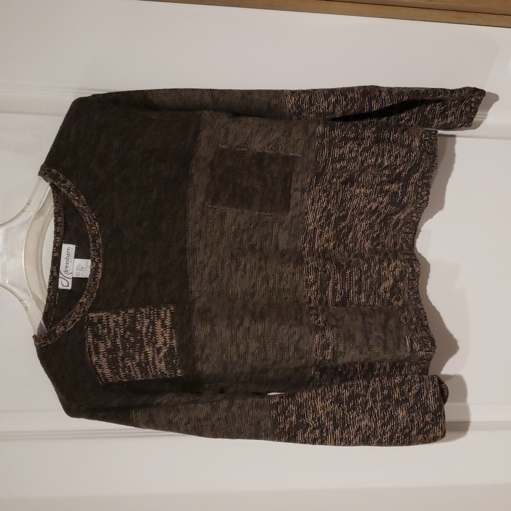 2 Dressbarn sweaters. One is petite medium & one is a women's small